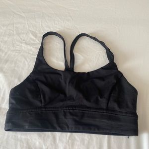 Lulu lemon black sports bra